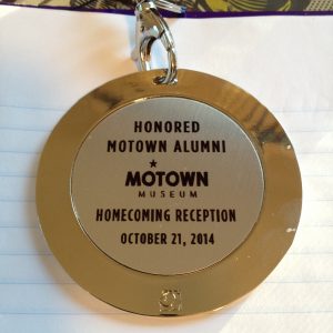 Motown Alumni medallion 