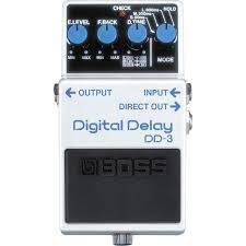 Digital delay effect pedal