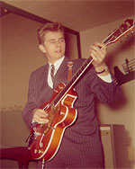 Dennis Coffey and his Gretsch guitar